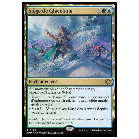 (Foil) Multicolore - Siège de Glacebois (V1) (R) [TDM]