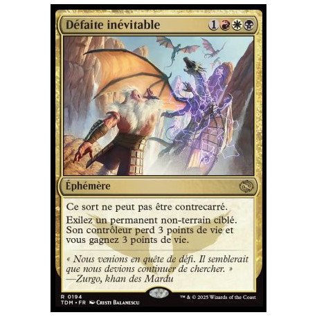 (Foil) Multicolore - Défaite inévitable (V1) (R) [TDM]