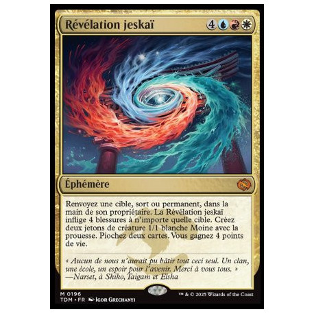 (Foil) Multicolore - Révélation jeskaï (V1) (M) [TDM]