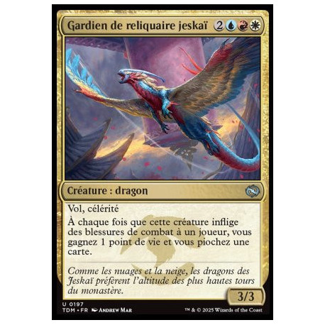 (Foil) Multicolore - Gardien de reliquaire jeskaï (V1) (U) [TDM]