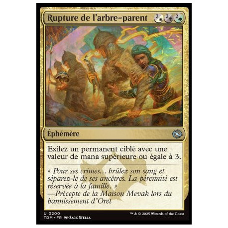 (Foil) Multicolore - Rupture de l'arbre-parent (U) [TDM]