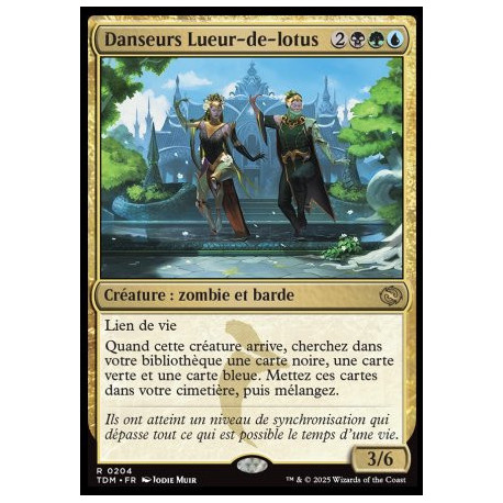 (Foil) Multicolore - Danseurs Lueur-de-lotus (V1) (R) [TDM]