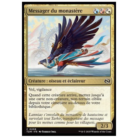 (Foil) Multicolore - Messager du monastère (C) [TDM]