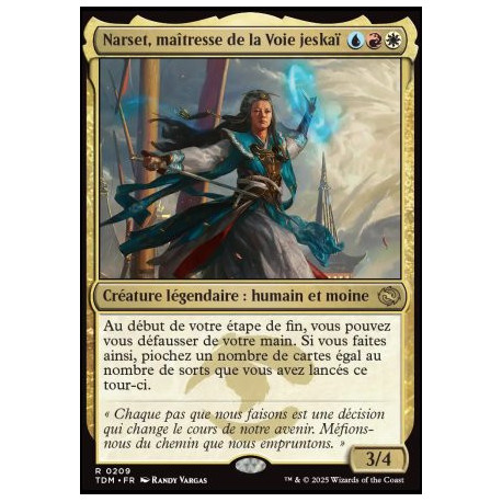 (Foil) Multicolore - Narset, maîtresse de la Voie jeskaï (V1) (R) [TDM]