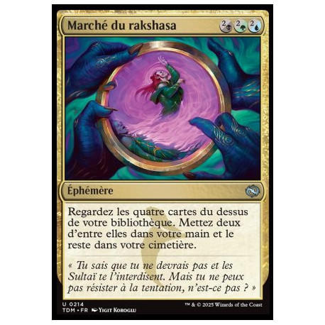 (Foil) Multicolore - Marché du rakshasa (U) [TDM]