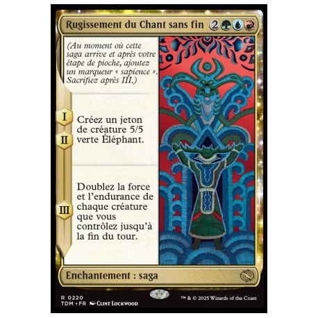 (Foil) Multicolore - Rugissement du Chant sans fin (V1) (R) [TDM]