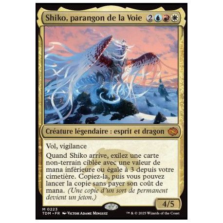 (Foil) Multicolore - Shiko, parangon de la Voie (V1) (M) [TDM]