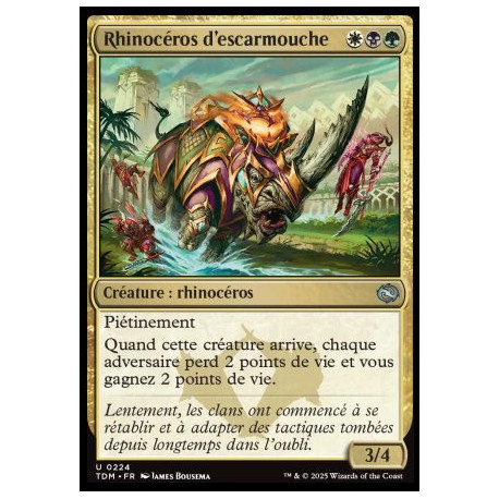 (Foil) Multicolore - Rhinocéros d'escarmouche (U) [TDM]