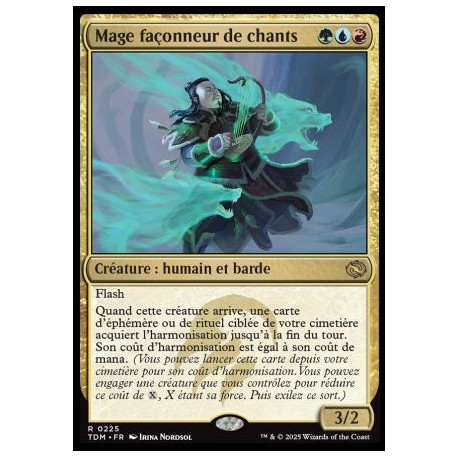 (Foil) Multicolore - Mage façonneur de chants (V1) (R) [TDM]