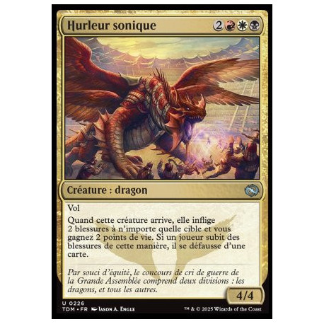 (Foil) Multicolore - Hurleur sonique (V1) (U) [TDM]