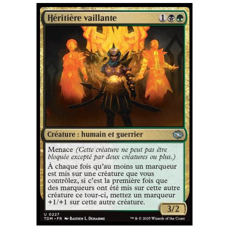 (Foil) Multicolore - Héritière vaillante (U) [TDM]