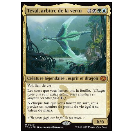 (Foil) Multicolore - Teval, arbitre de la vertu (V1) (M) [TDM]
