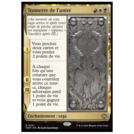 (Foil) Multicolore - Tonnerre de l'unité (V1) (R) [TDM]