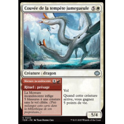 (Foil) Multicolore - Couvée de la tempête jumegueule // Morsure incandescente (V1) (U) [TDM]
