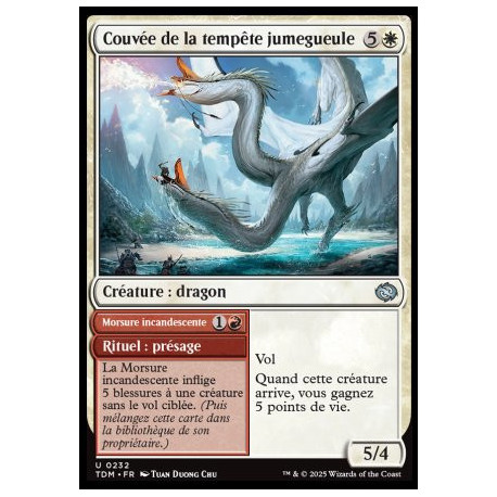 (Foil) Multicolore - Couvée de la tempête jumegueule // Morsure incandescente (V1) (U) [TDM]