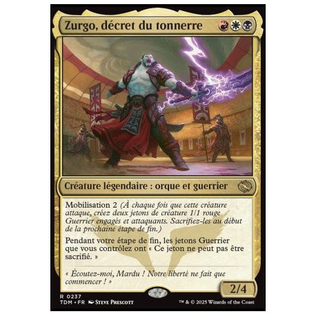 (Foil) Multicolore - Zurgo, décret du tonnerre (V1) (R) [TDM]