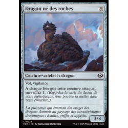 (Foil) Incolore - Dragon né des roches (V1) (C) [TDM]