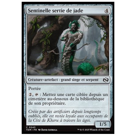(Foil) Incolore - Sentinelle sertie de jade (C) [TDM]