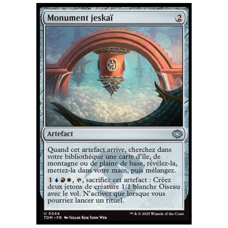 (Foil) Incolore - Monument jeskaï (U) [TDM]