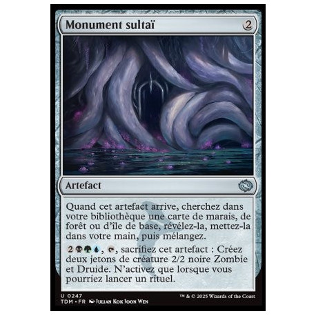 (Foil) Incolore - Monument sultaï (U) [TDM]