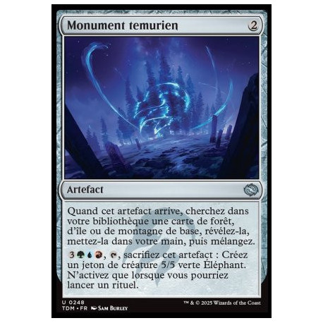 (Foil) Incolore - Monument temurien (U) [TDM]