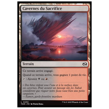 (Foil) Terrain - Cavernes du Sacrifice (C) [TDM]