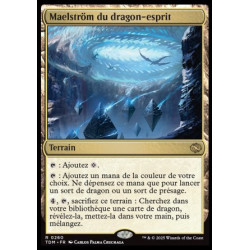 (Foil) Terrain - Maelström du dragon-esprit (V1) (R) [TDM]