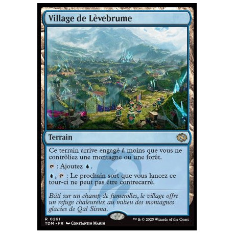(Foil) Terrain - Village de Lèvebrume (V1) (R) [TDM]