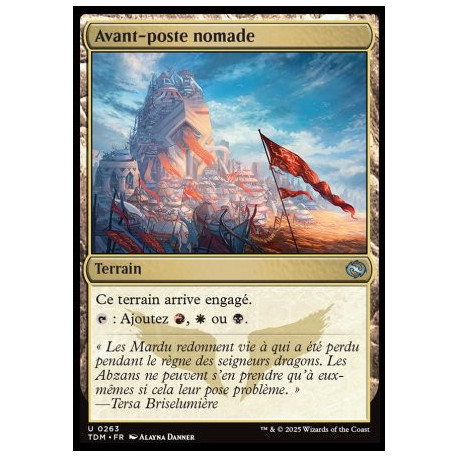 (Foil) Terrain - Avant-poste nomade (U) [TDM]