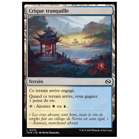 (Foil) Terrain - Crique tranquille (C) [TDM]