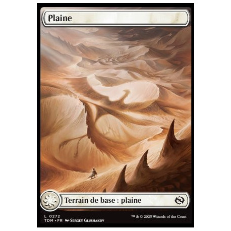 (Foil) Terrain - Plaine (V1 - Dragon's Presence) (L) [TDM]
