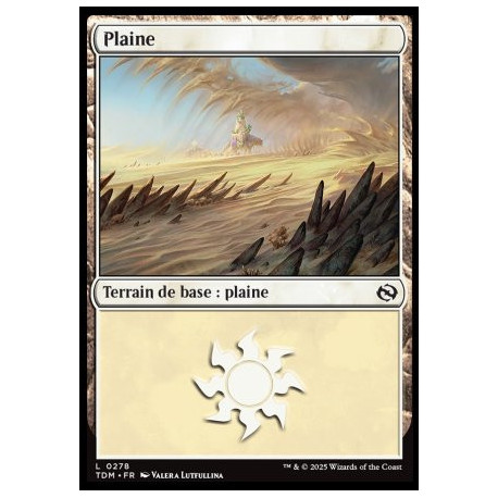 (Foil) Terrain - Plaine (V3) (L) [TDM]
