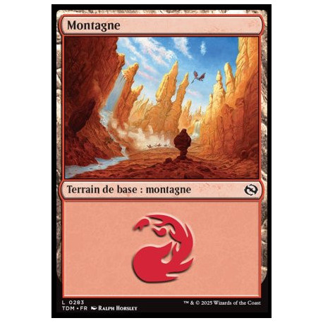 (Foil) Terrain - Montagne (V2) (L) [TDM]