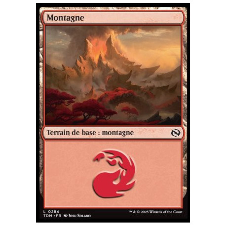(Foil) Terrain - Montagne (V3) (L) [TDM]