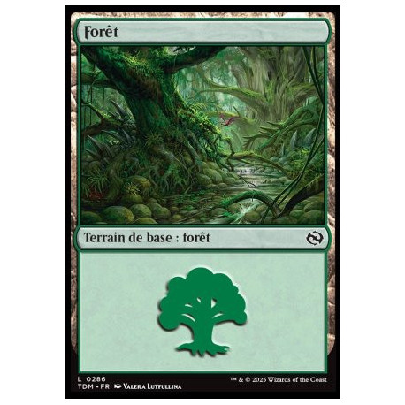 (Foil) Terrain - Forêt (V3) (L) [TDM]