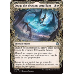 (Foil) Blanche - Orage des dragons grouillant (V2 - Draconic Frame) (U) [TDM]