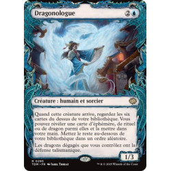 (Foil) Bleue - Dragonologue (V2 - Draconic Frame) (R) [TDM]