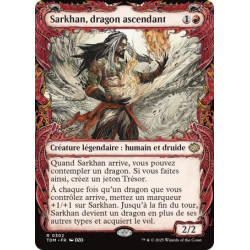 (Foil) Rouge - Sarkhan, dragon ascendant (V2 - Draconic Frame) (R) [TDM]