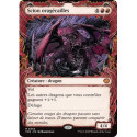 (Foil) Rouge - Scion oragécailles (V2 - Draconic Frame) (M) [TDM]