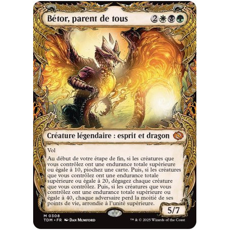 (Foil) Multicolore - Bétor, parent de tous (V2 - Draconic Frame) (M) [TDM]