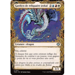 (Foil) Multicolore - Gardien de reliquaire jeskaï (V2 - Draconic Frame) (U) [TDM]