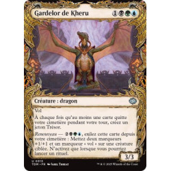 (Foil) Multicolore - Gardelor de Kheru (V2 - Draconic Frame) (U) [TDM]