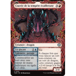(Foil) Multicolore - Couvée de la tempête écaillerune // Cri glaçant (V2 - Draconic Frame) (U) [TDM]