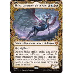 (Foil) Multicolore - Shiko, parangon de la Voie (V2 - Draconic Frame) (M) [TDM]