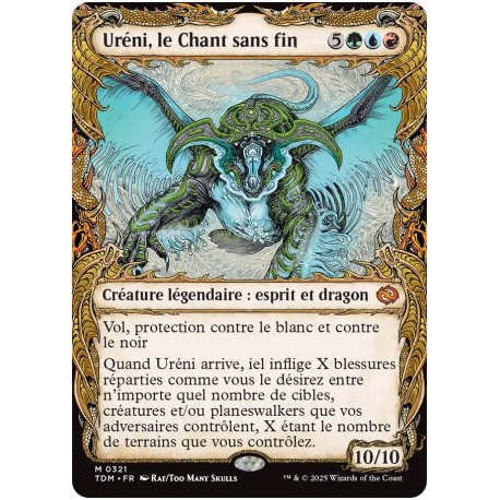 (Foil) Multicolore - Uréni, le Chant sans fin (V2 - Draconic Frame) (M) [TDM]