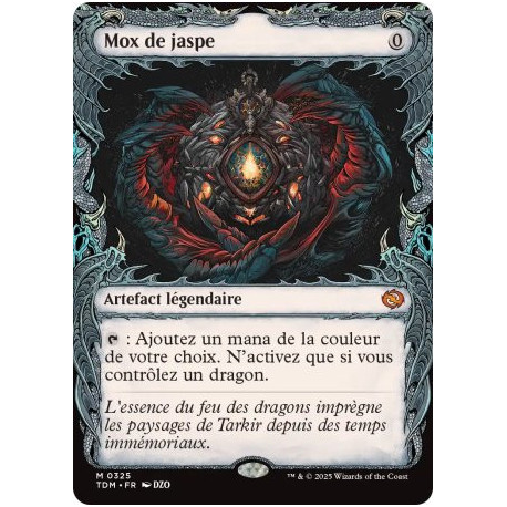 (Foil) Incolore - Mox de jaspe (V2 - Draconic Frame) (M) [TDM]