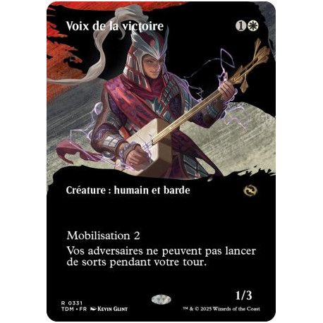 (Foil) Blanche - Voix de la victoire (V2 - Borderless clan) (R) [TDM]