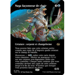 (Foil) Bleue - Naga façonneur de chair (V2 - Borderless clan) (R) [TDM]