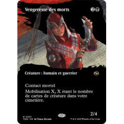 (Foil) Noire - Vengeresse des morts (V2 - Borderless clan) (R) [TDM]