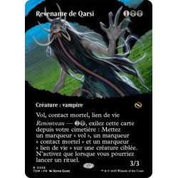 (Foil) Noire - Revenante de Qarsi (V2 - Borderless clan) (R) [TDM]